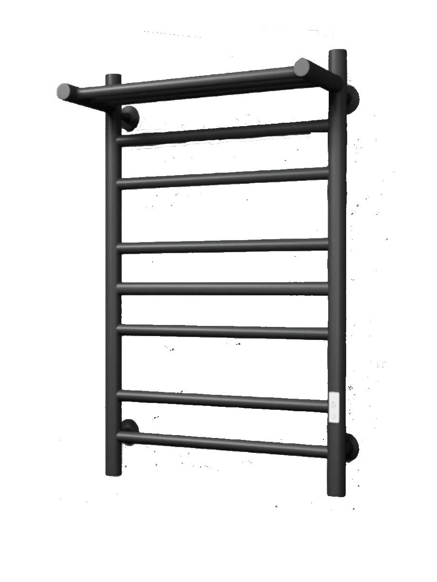 Изображение товара Электрический полотенцесушитель Маргроид 532x800 мм с ТЭН и полкой черный матовый