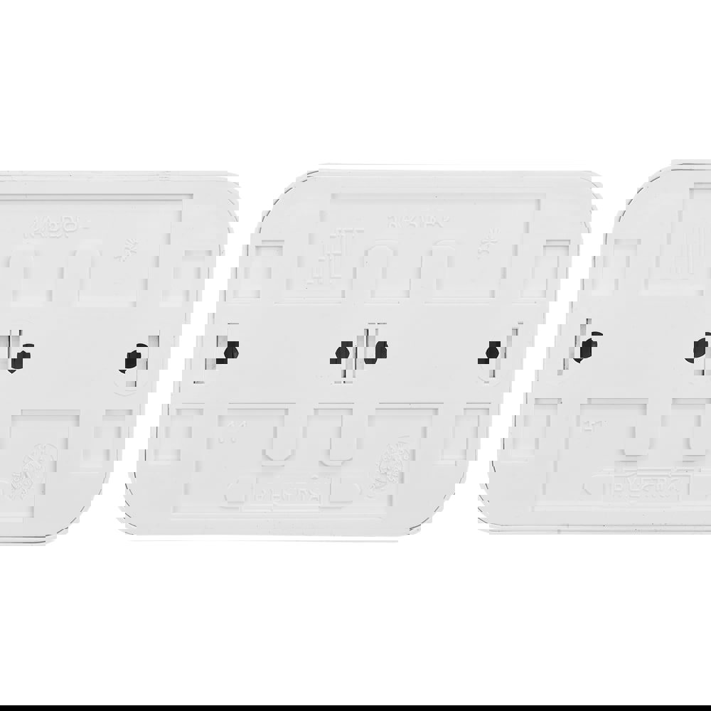 Изображение товара Блок выключатель с розеткой накладные Bylectrica Пралеска В-РЦ-563 1 клавиша без заземления цвет белый