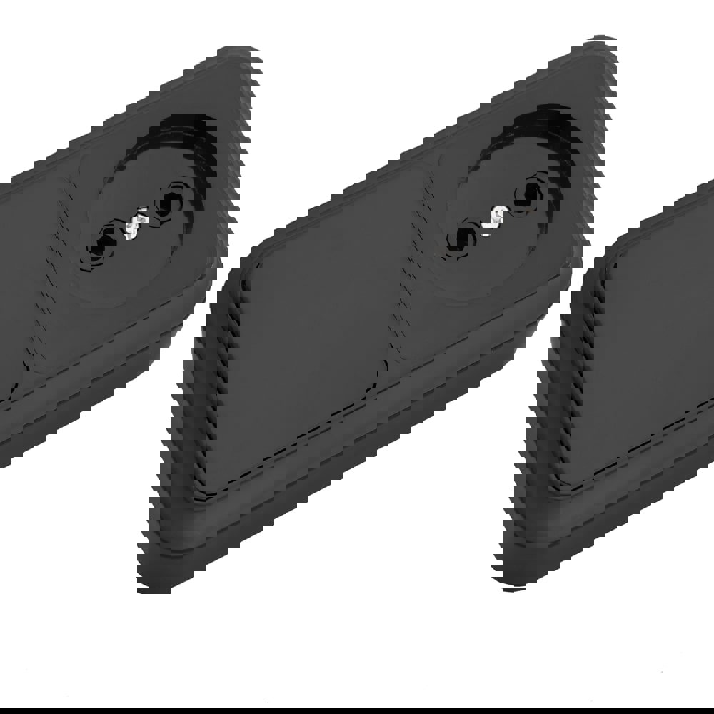 Изображение товара Блок выключатель с розеткой накладные Bylectrica Пралеска В-РЦ-521 1 клавиша без заземления цвет черный