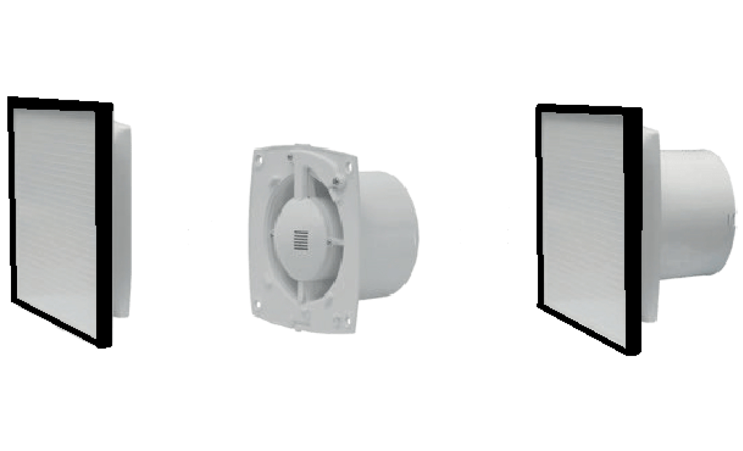 Изображение товара Накладка Bettoserb для вытяжного вентилятора под плитку цвет черный