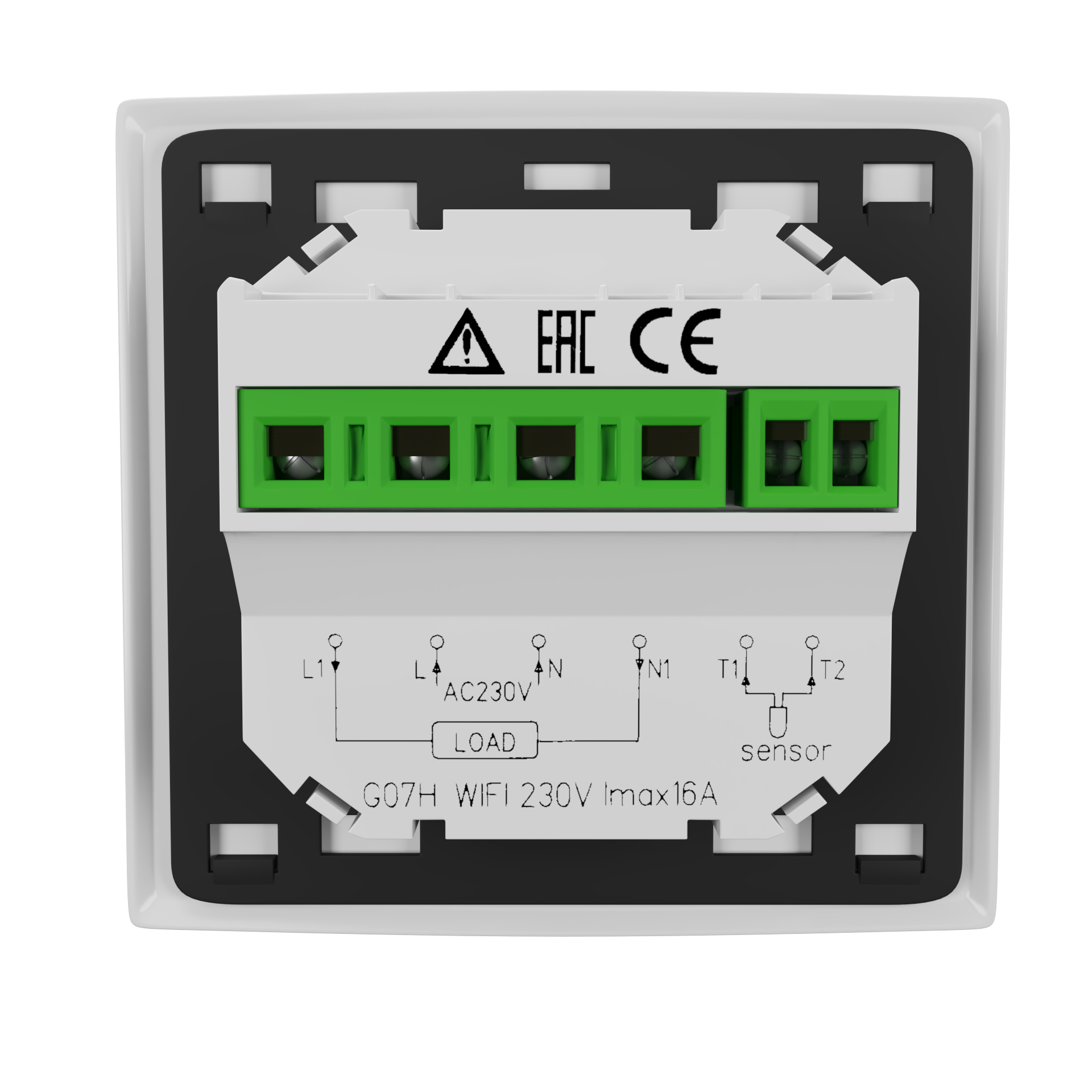 Изображение товара Терморегулятор Grandeks 07H Wi-Fi электронный программируемый черный
