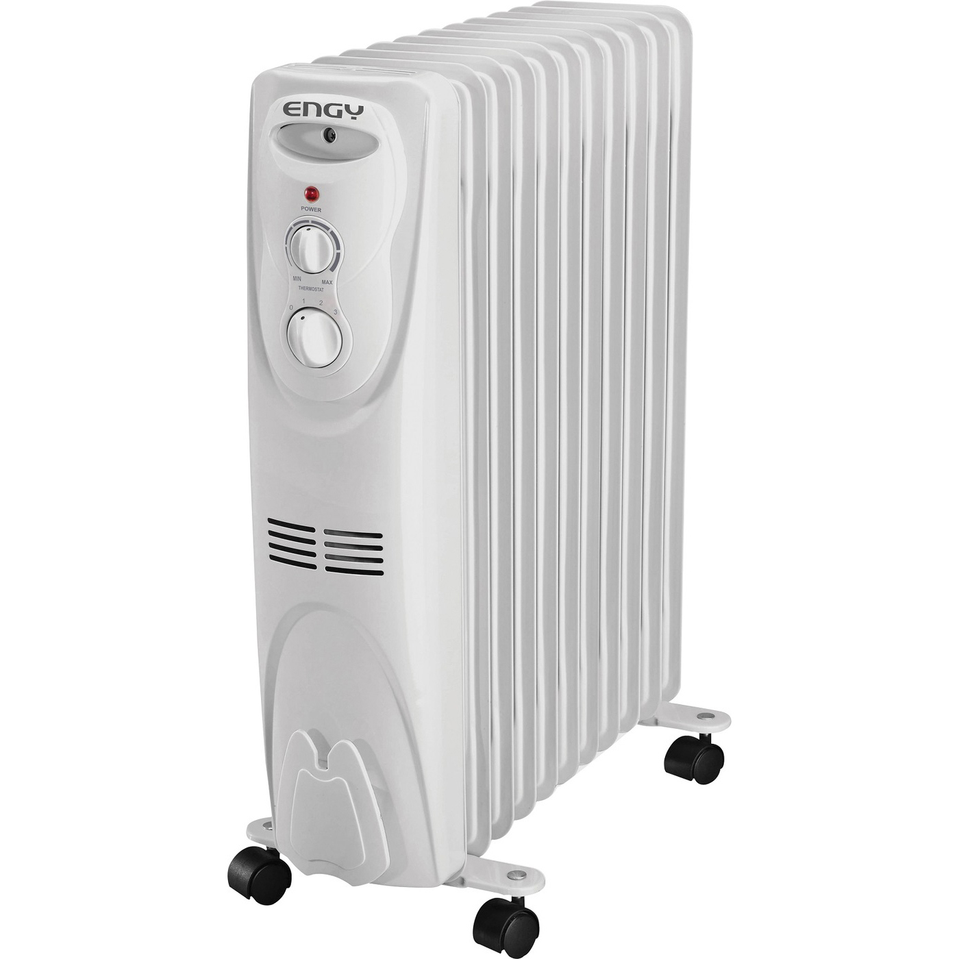 Изображение товара Обогреватель масляный Engy EN-1311 с механическим термостатом 2500 Вт 11 секций цвет белый