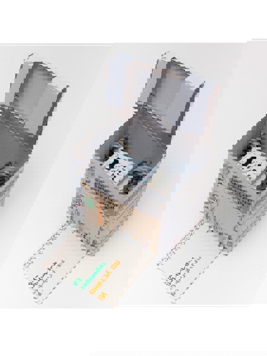 Изображение товара Терморегулятор механический EASTEC E-32 DIN белый