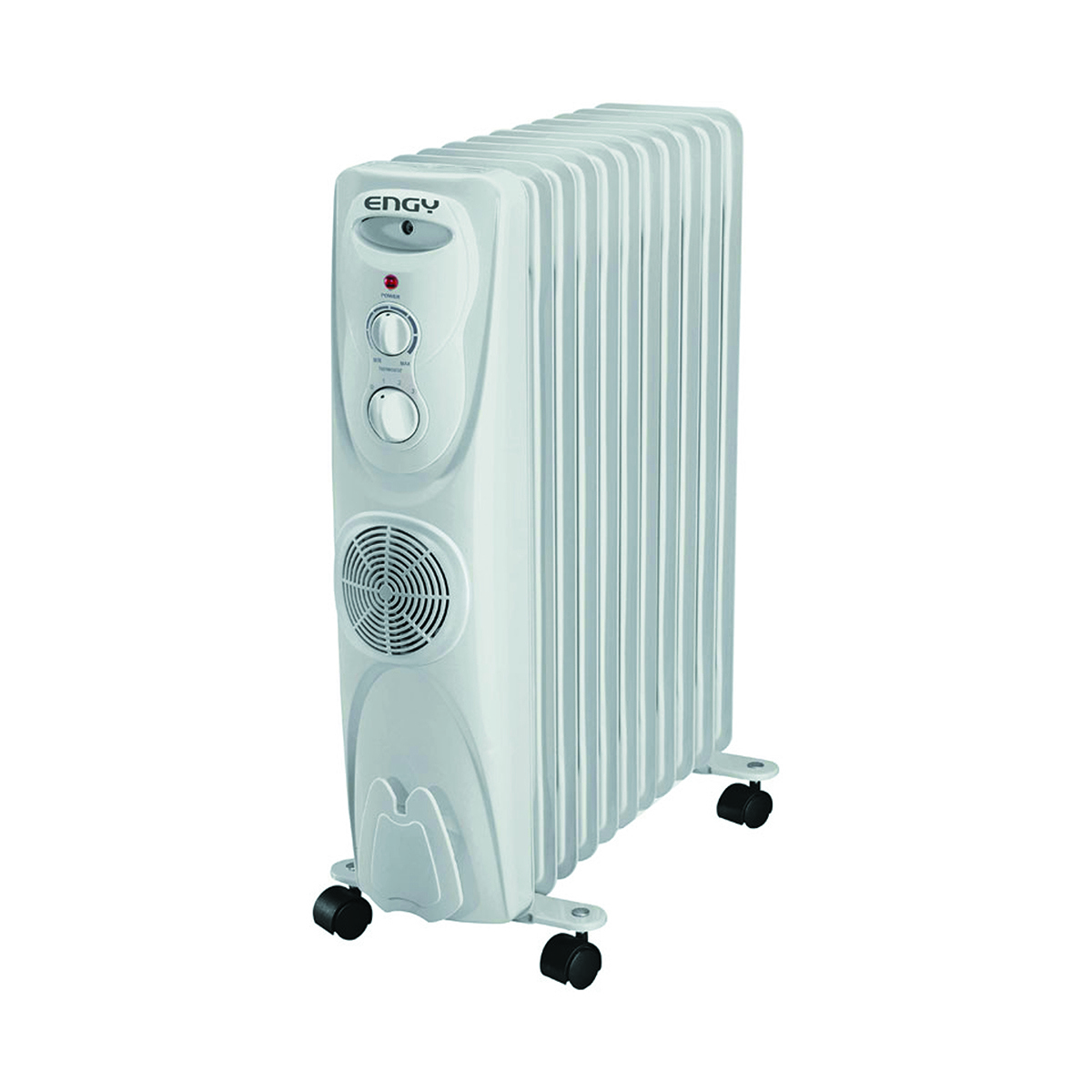 Изображение товара Обогреватель масляный Engy EN-1311F с механическим термостатом 2800 Вт 11 секций цвет белый