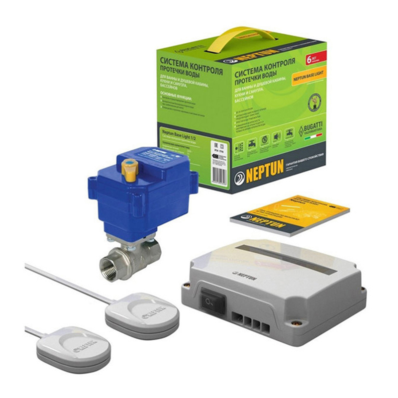 Изображение товара Система контроля протечки воды Neptun Base Light 1/2 для квартиры