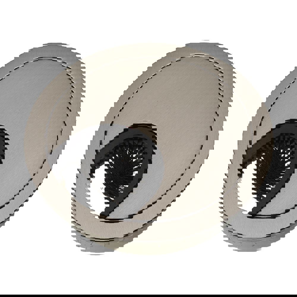 Изображение товара Заглушка кабель-канала GTV Ø80 мм металл цвет инокс