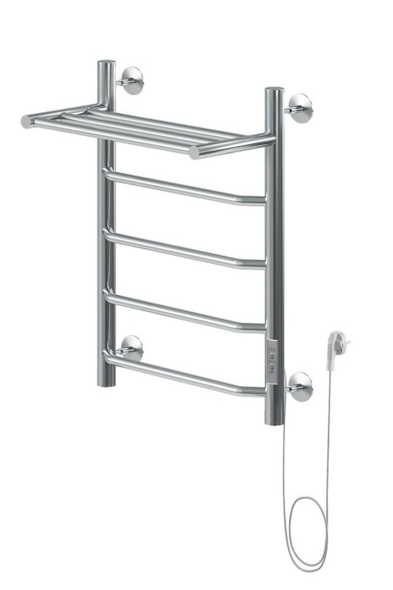 Изображение товара Электрический полотенцесушитель Fiona AQUANET 94 Вт хром 600 мм с полкой