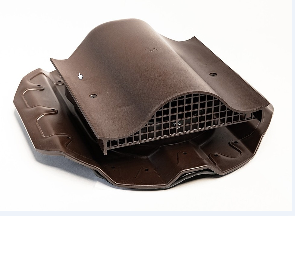 Изображение товара КТВ вентиль PROF-20 для металлопрофиля коричневый POLIVENT