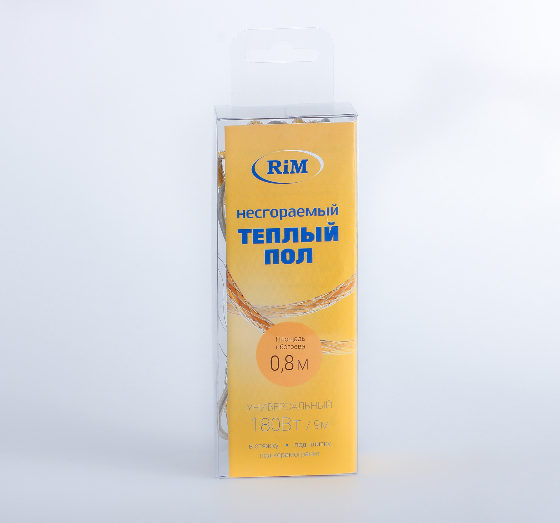 Изображение товара Нагревательный кабель Rim Gold 9 м 180 Вт для теплого пола с гидроизоляцией
