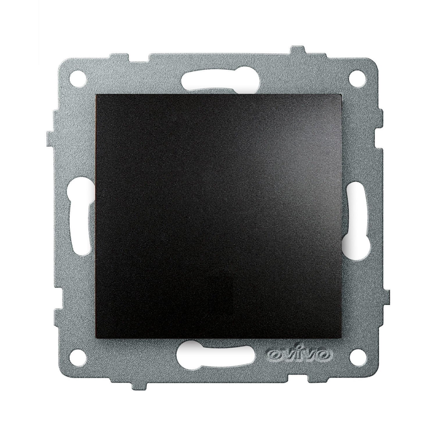 Изображение товара Выключатель встраиваемый Ovivo Loft 600-000217-200 1 клавиша цвет черный