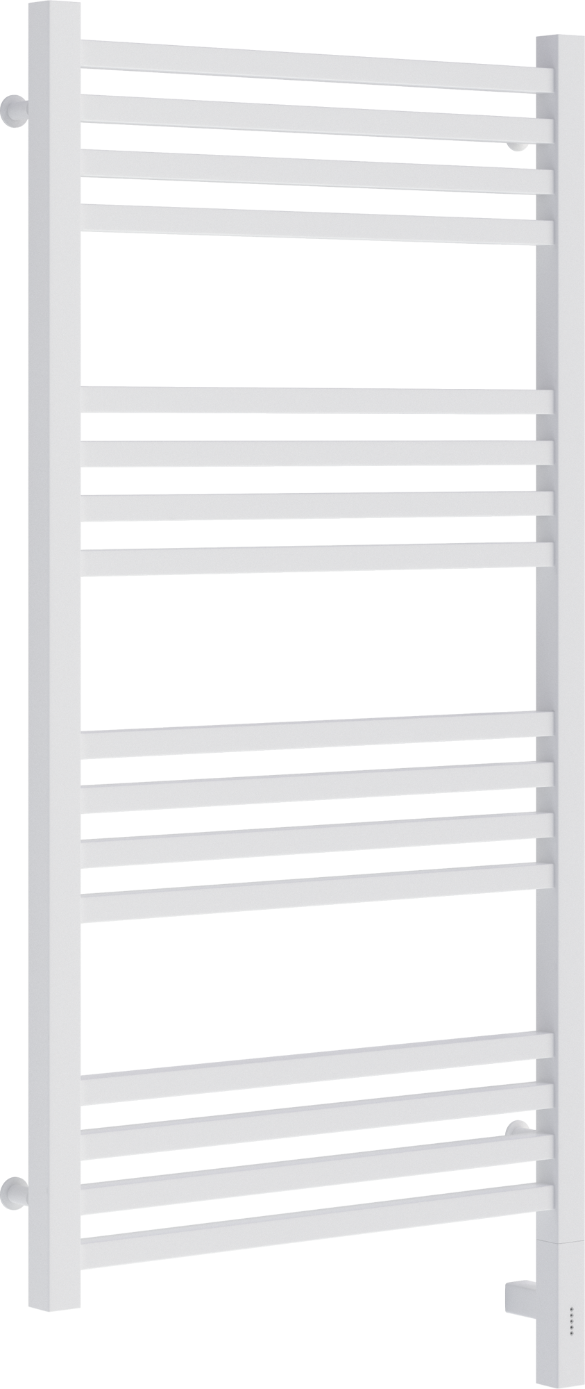 Изображение товара Полотенцесушитель электрический Сунержа Модус 3.0 правый 500x1000 мм 300 Вт с терморегулятором лесенка цвет белый матовый