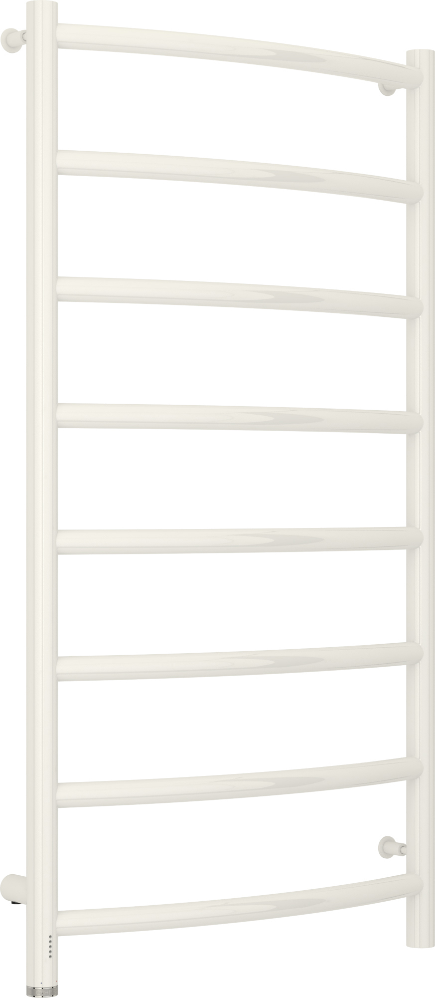 Изображение товара Полотенцесушитель электрический Сунержа Галант 4.0 532x1000 мм 147 Вт с терморегулятором Н-образный левый цвет белый