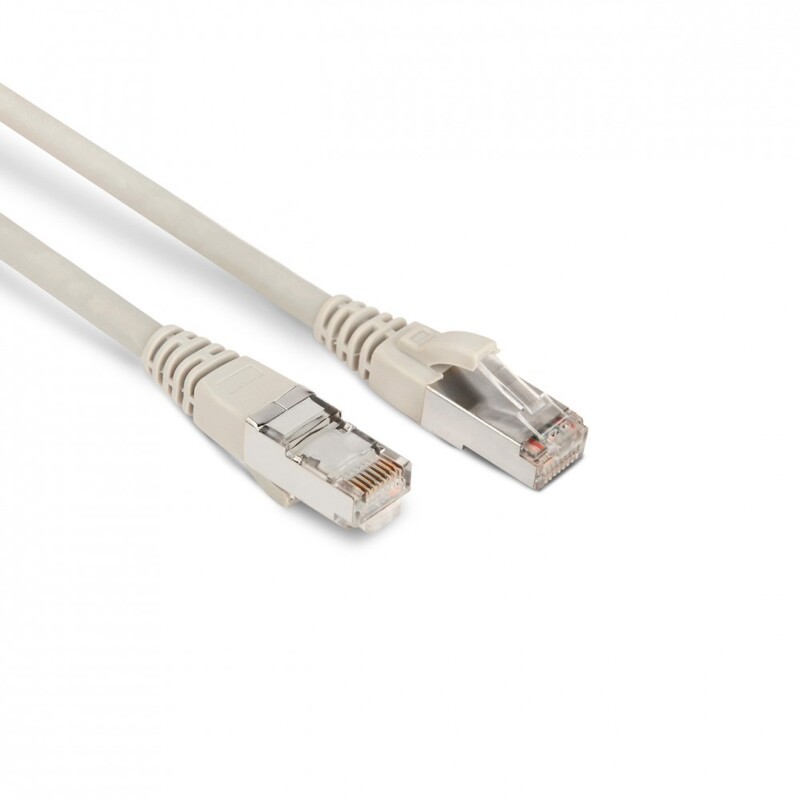 Изображение товара Патч-корд Hyperline Ethernet Lan категория 6 витой U/FTP 100 Fluke LSZH 10 м серый