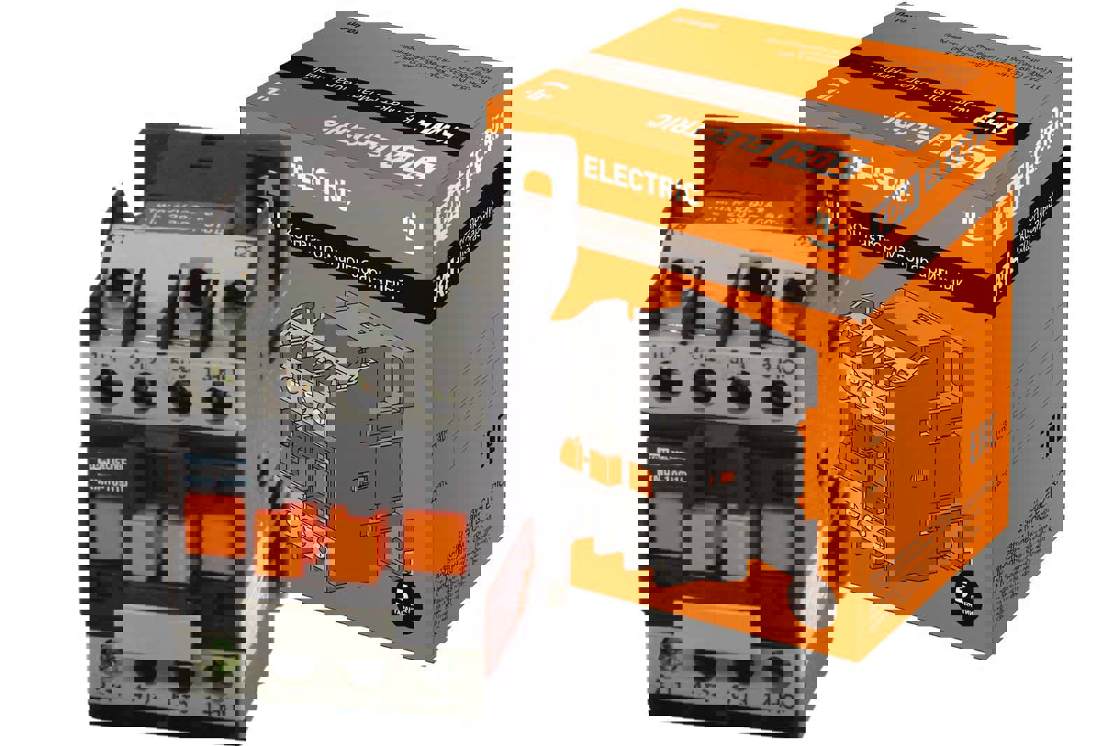 Изображение товара Контактор KMN 10910 9 А 230 В TDM ELECTRIC