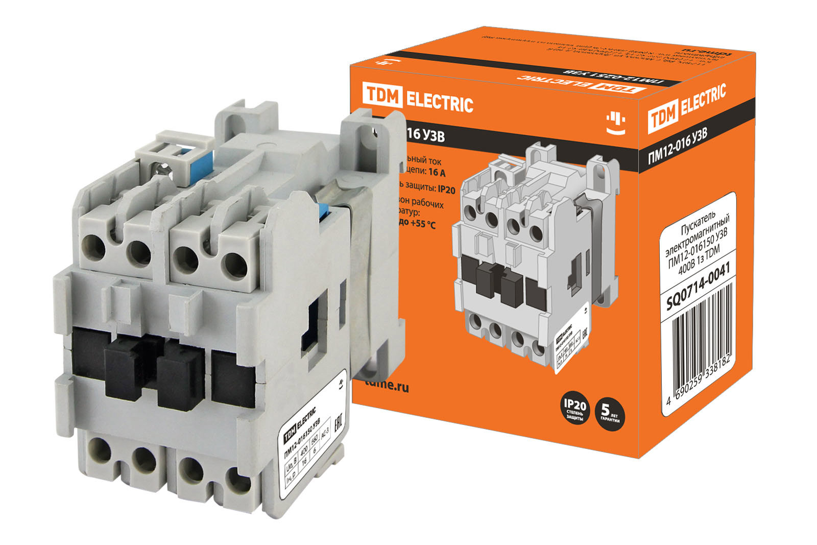 Изображение товара Контактор Tdm electric ПМ12-016150 16 А 400 В