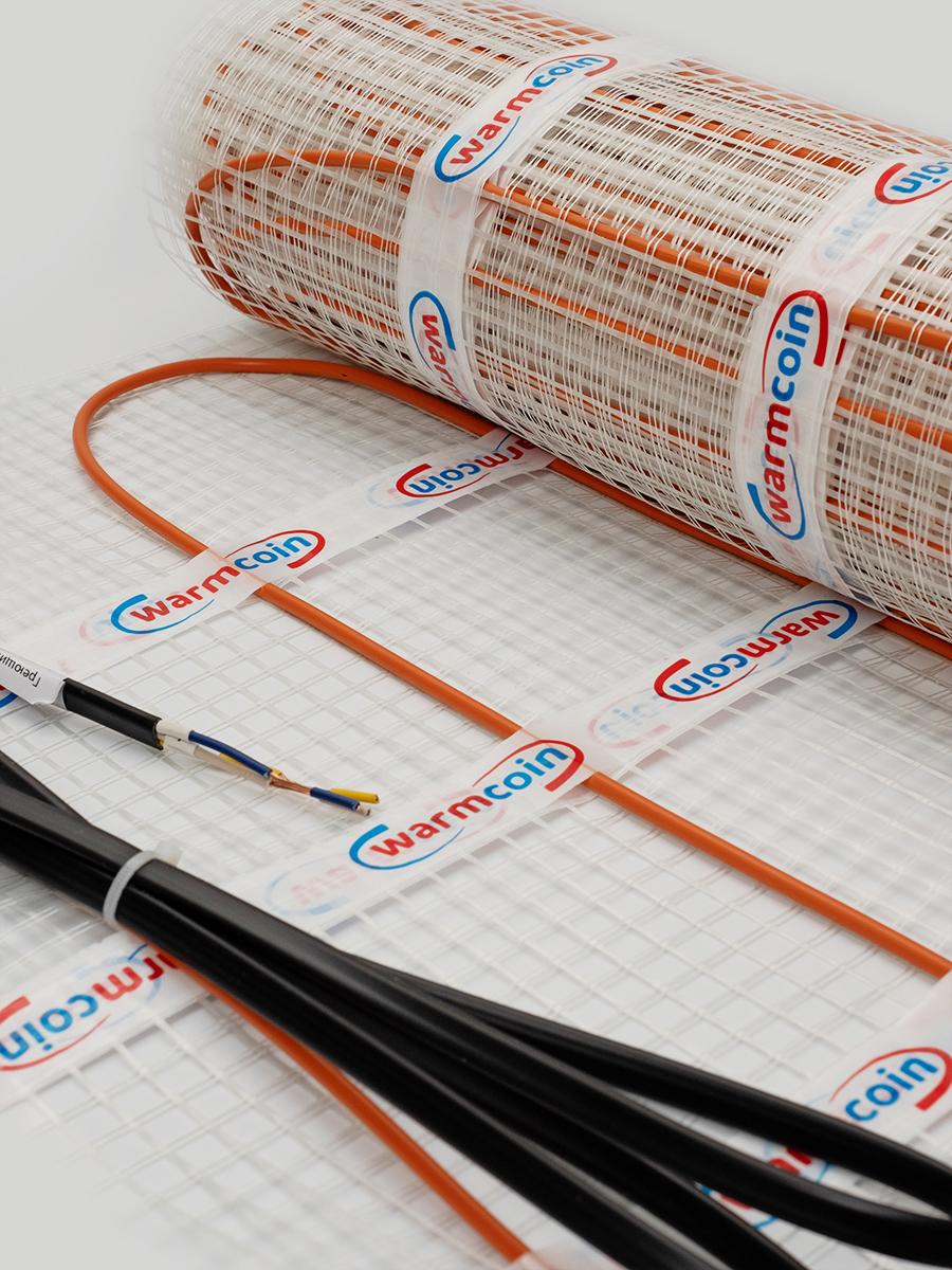 Изображение товара Нагревательный мат Warmcoin Экомат 10 м² 1500 Вт для теплого пола Россия