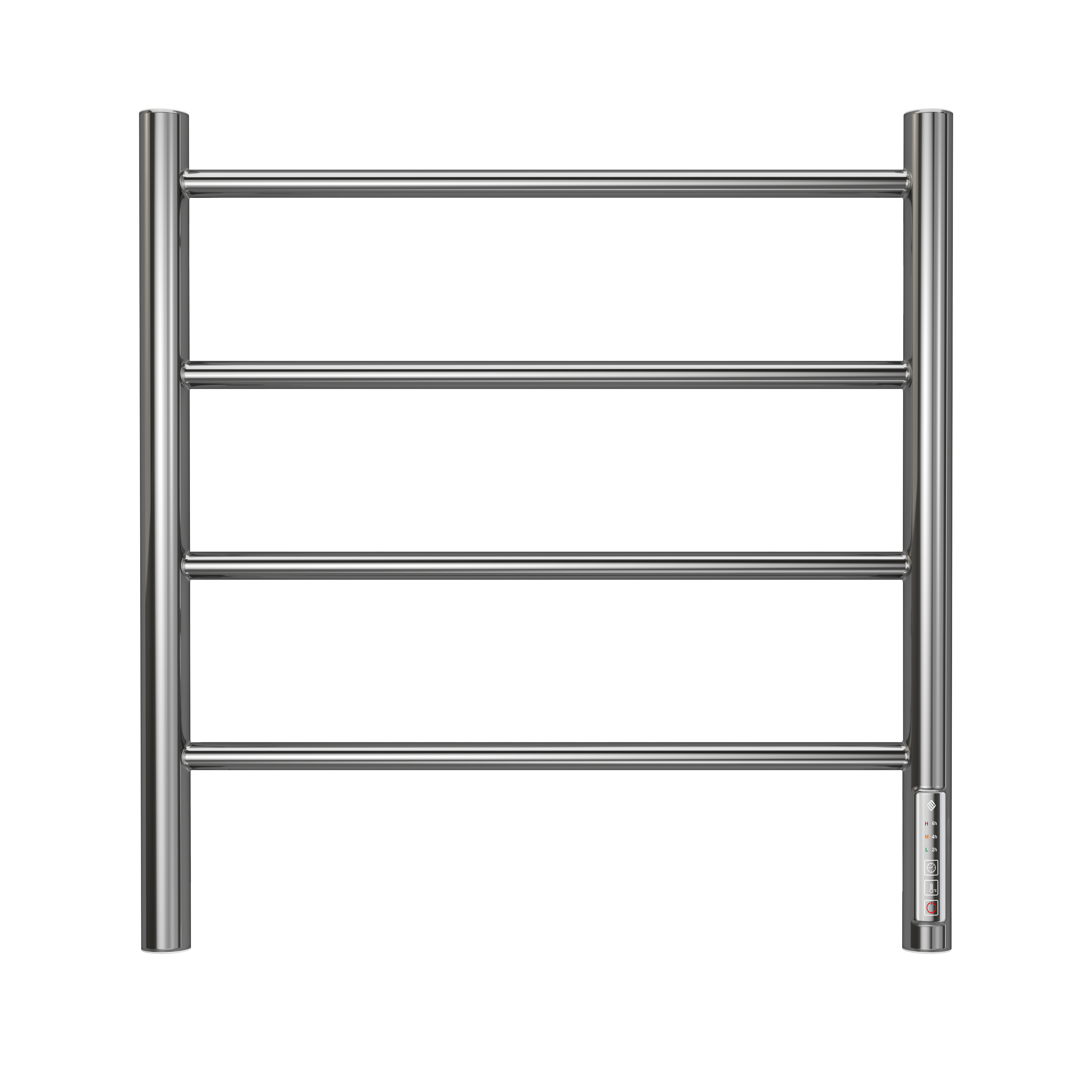 Изображение товара Электрический полотенцесушитель Terminus Аврора П4, 130 Вт, хром, со шкафом и терморегулятором