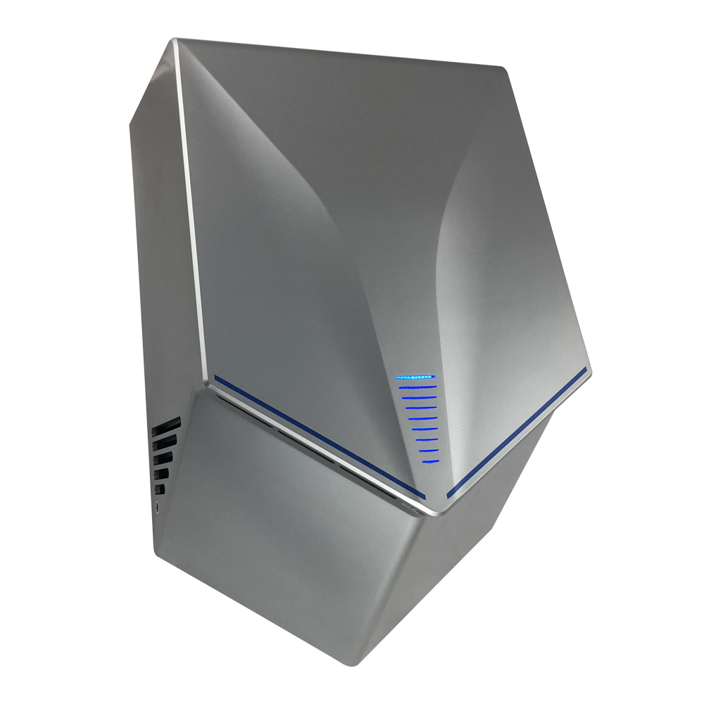Изображение товара Сушилка для рук скоростная G-teq 8860 PS 1 кВт пластик цвет серебро Изображение товара Сушилка для рук скоростная G-teq 8860 PS 1 кВт пластик цвет серебро