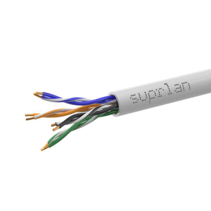 Изображение товара SUPRLAN Median кабель витая пара U UTP 5E 4xAWG24 305 м серый