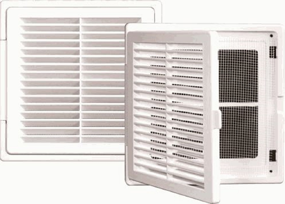 Изображение товара Решетка-дверца вентиляционная Event 2020ЛР 200x200 мм abs-пластик цвет белый