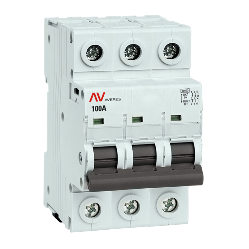 Изображение товара Выключатель нагрузки Ekf Averes AVN 3P 100 А 2 кА avn-3-100-av Изображение товара Выключатель нагрузки Ekf Averes AVN 3P 100 А 2 кА avn-3-100-av
