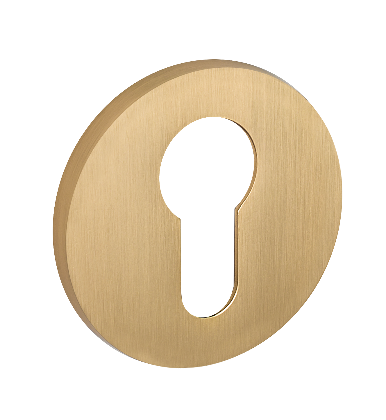 Накладка на замок Puerto Slim 50x50 мм цвет матовый золотой 2 шт.