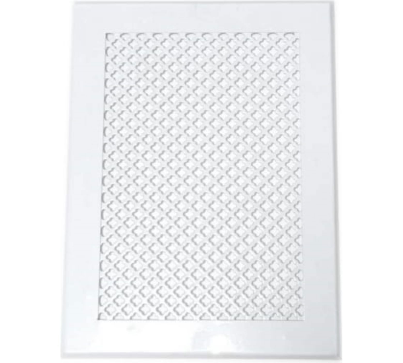 Изображение товара Шамрай вентиляционная решетка 180x240 мм, сталь, белая, перфорированная