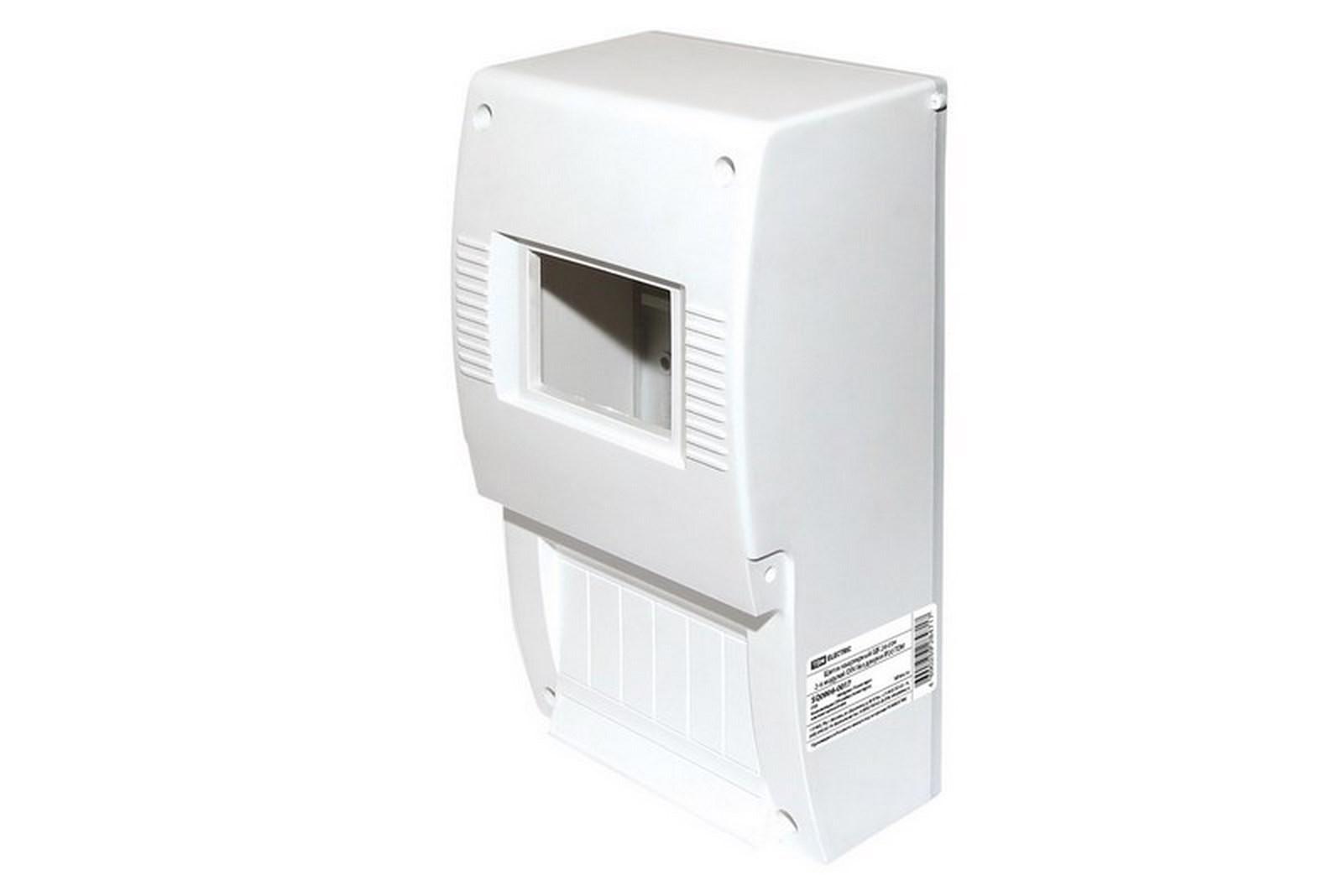 Изображение товара Щит распределительный навесной Tdm Electric ЩК 26-004 1x6 модулей IP20 без дверки пластик SQ0906-0017