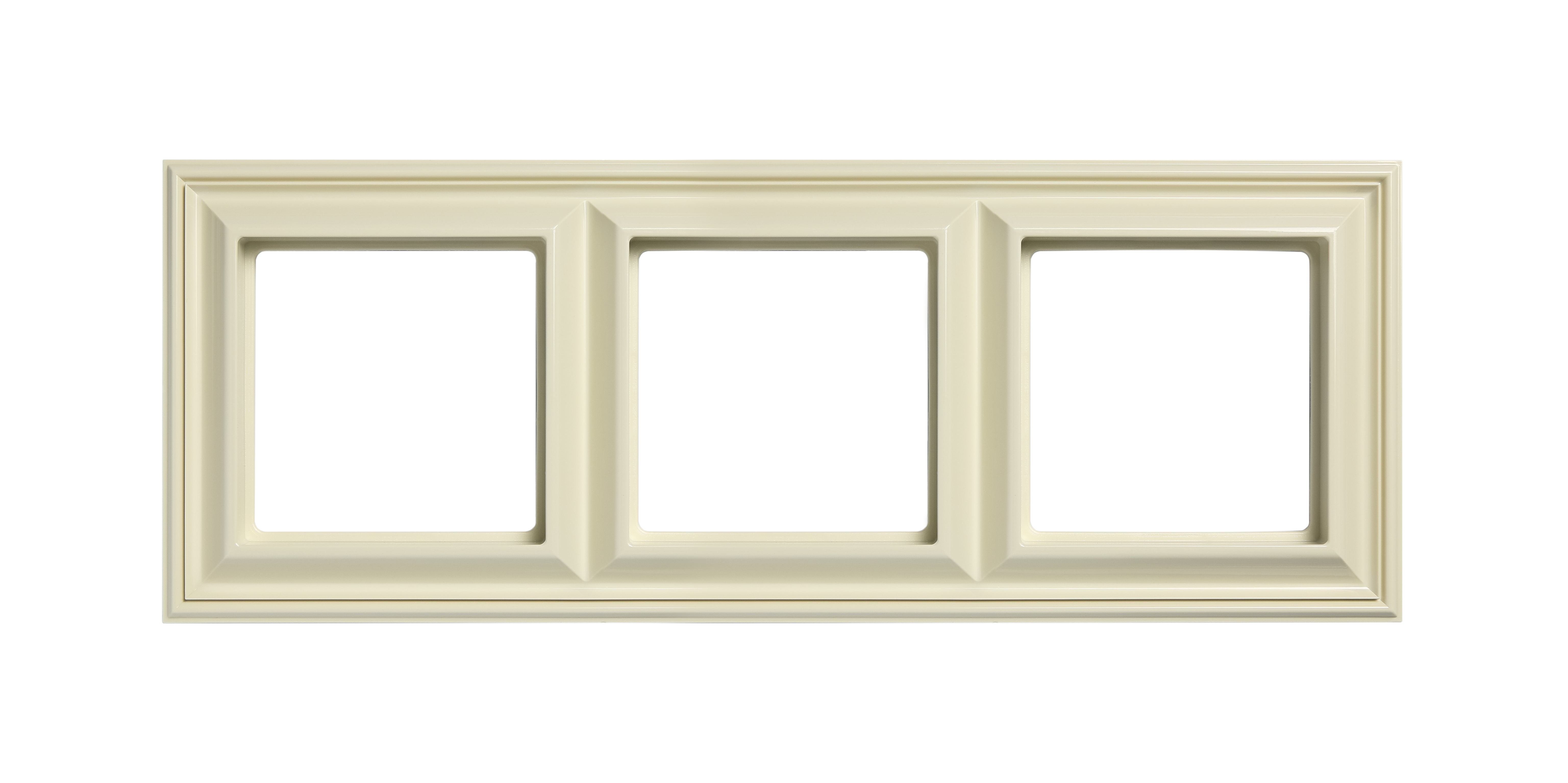 Изображение товара Рамка Jung EcoProfi DECO 3 поста цвет слоновая кость