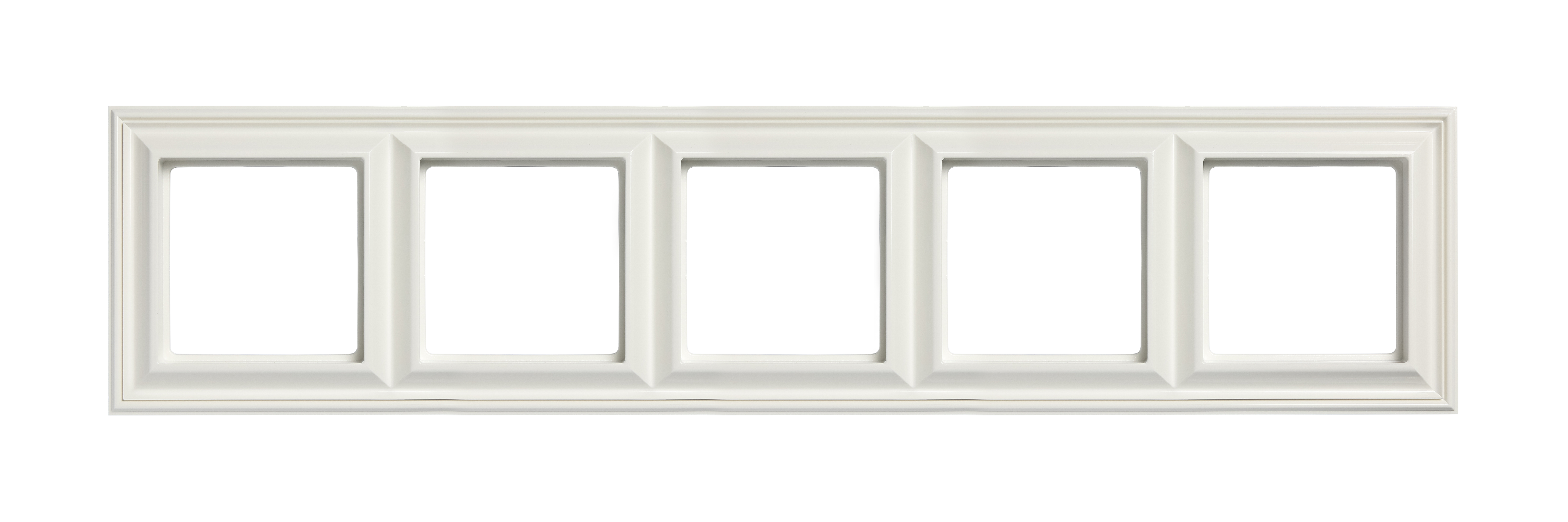 Изображение товара Рамка JUNG EcoProfi Deco 5 постов белая с лаконичным дизайном Изображение товара Рамка JUNG EcoProfi Deco 5 постов белая с лаконичным дизайном