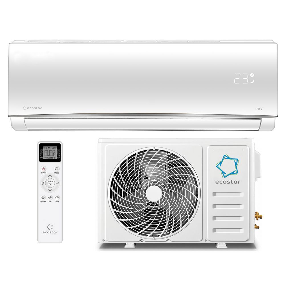 Изображение товара Инверторная сплит-система ECOSTAR KVS-IRAY07ST 7000 BTU для дома и офиса Изображение товара Инверторная сплит-система ECOSTAR KVS-IRAY07ST 7000 BTU для дома и офиса