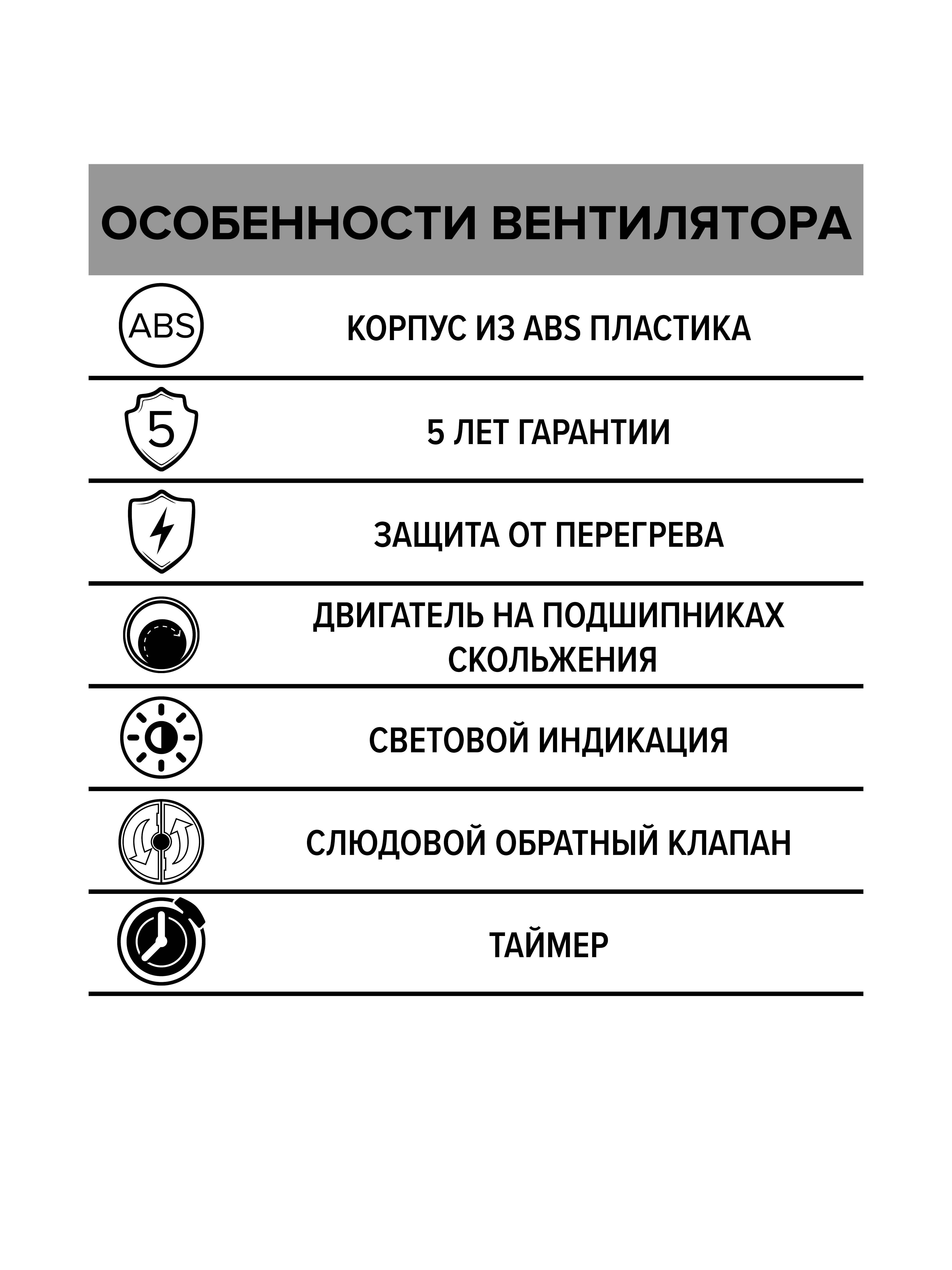 Изображение товара Вытяжной вентилятор накладной Diciti ERA STANDARD C ET D100 мм 35 дБ 100 м³/ч обратный клапан цвет белый Изображение товара Вытяжной вентилятор накладной Diciti ERA STANDARD C ET D100 мм 35 дБ 100 м³/ч обратный клапан цвет белый