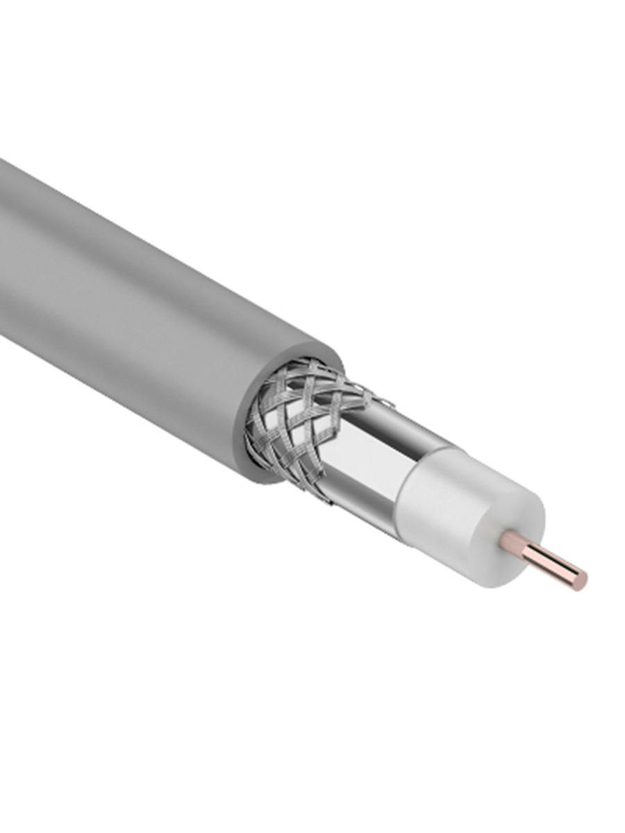 Изображение товара Коаксиальный кабель Rexant RG-8X 50 Ом 100 м для высокочастотных сигналов