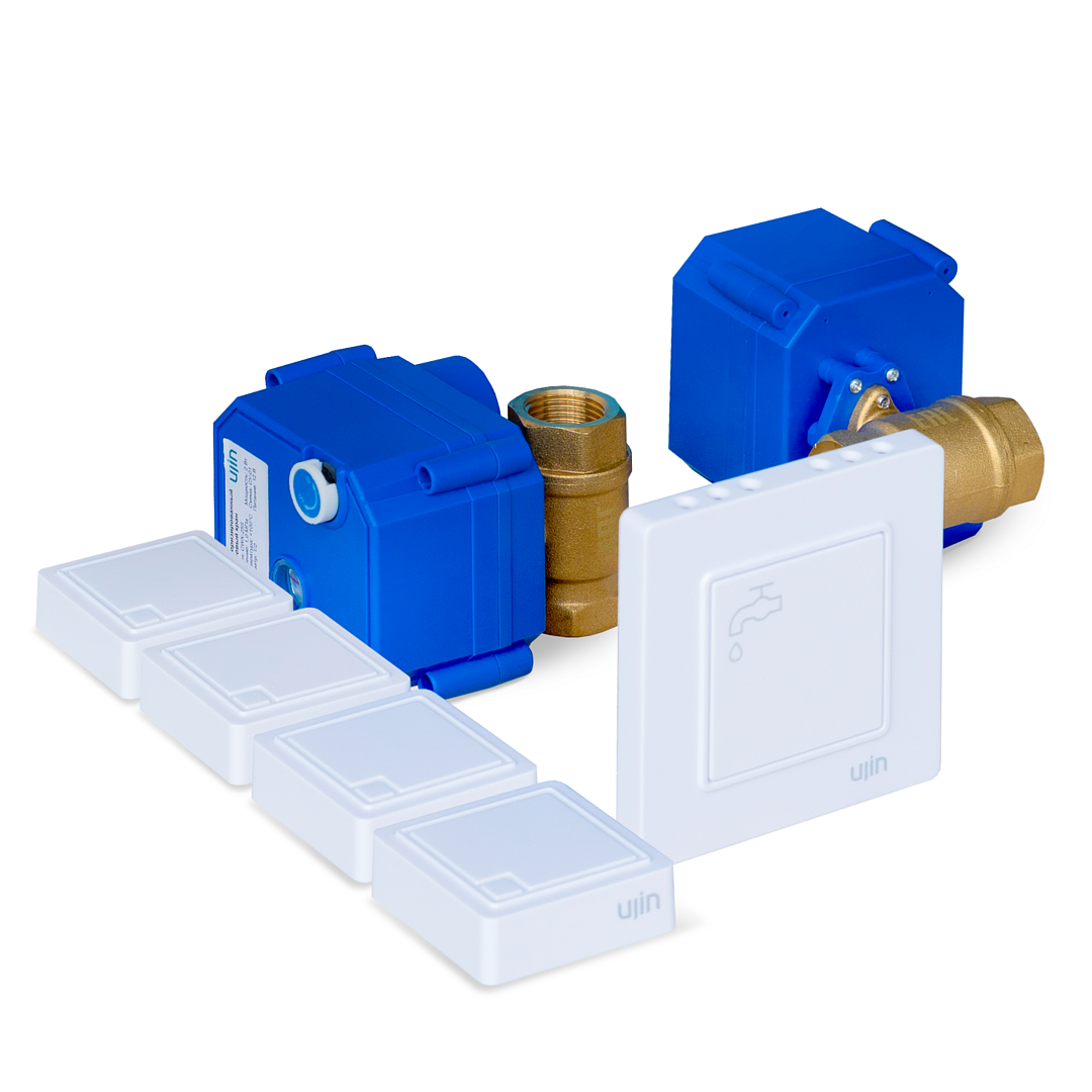 Изображение товара Умная система защиты от протечек воды Ujin Water Control 1/2 с 4 датчиками