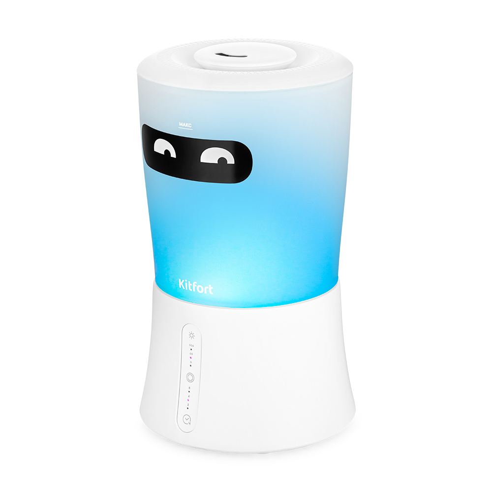 Изображение товара Ультразвуковой увлажнитель воздуха Kitfort КТ-2872 30 м² белый с RGB-подсветкой