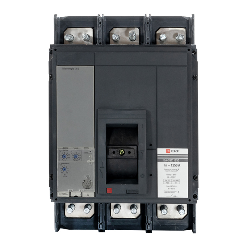 Изображение товара Автоматический выключатель Ekf ВА-99C 3P 1250 А 50 кА mccb99C-1250-1250 Изображение товара Автоматический выключатель Ekf ВА-99C 3P 1250 А 50 кА mccb99C-1250-1250