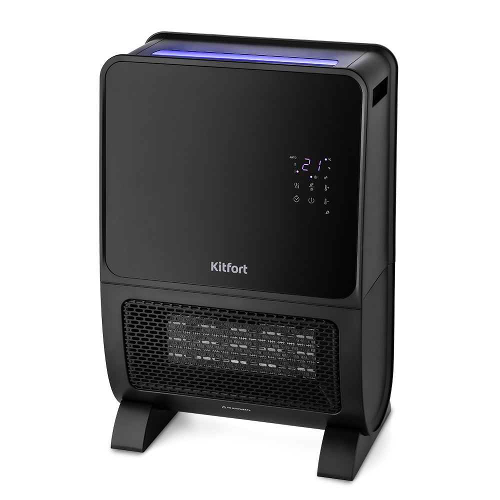 Изображение товара Обогреватель-увлажнитель Kitfort КТ-2716 с цифровым дисплеем и пультом