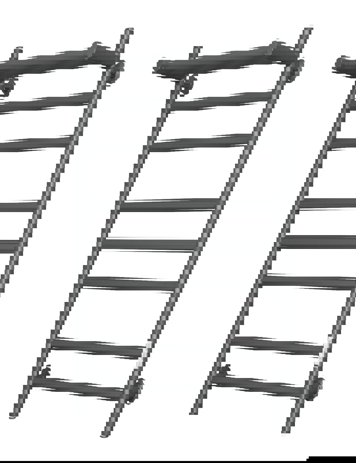 Изображение товара Электрический полотенцесушитель Bauedge В10 Gun Grey 800x500 мм 220 Вт с полкой и таймером