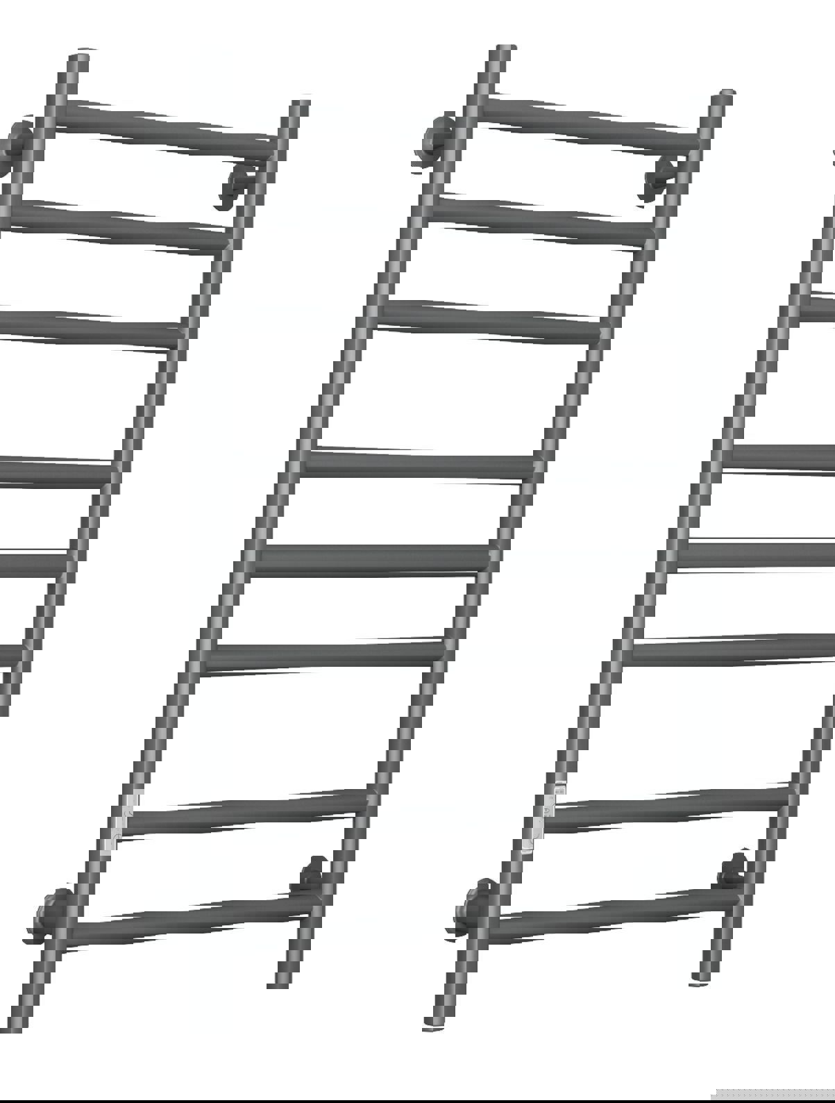 Изображение товара Электрический полотенцесушитель Bauedge В10 Gun Grey 800x500 мм 220 Вт с таймером и терморегуляторо