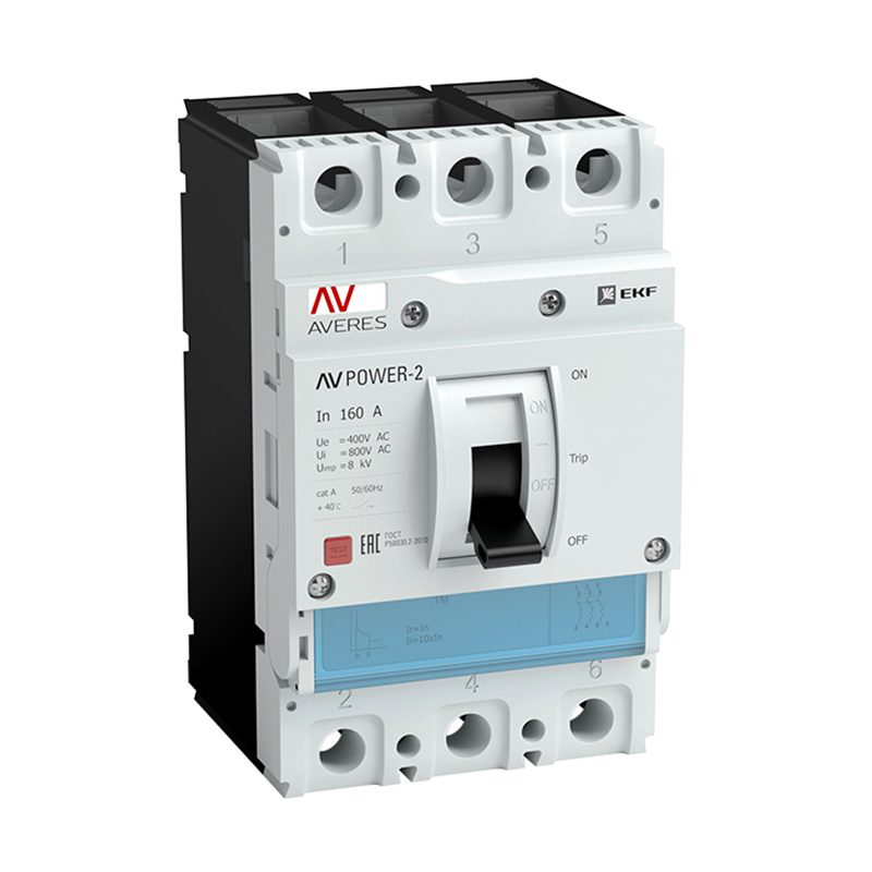 Изображение товара Автоматический выключатель Ekf AV Power-1/3 3P C160 А 100 кА mccb-13-160H-TR-av Изображение товара Автоматический выключатель Ekf AV Power-1/3 3P C160 А 100 кА mccb-13-160H-TR-av