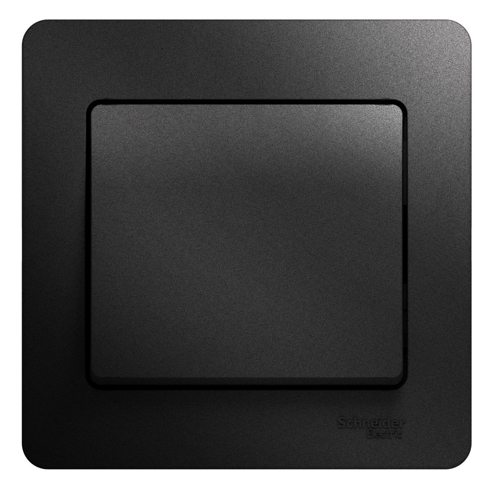 Изображение товара Выключатель встраиваемый Systeme electric Glossa GSL000712 1 клавиша цвет черный 1 шт