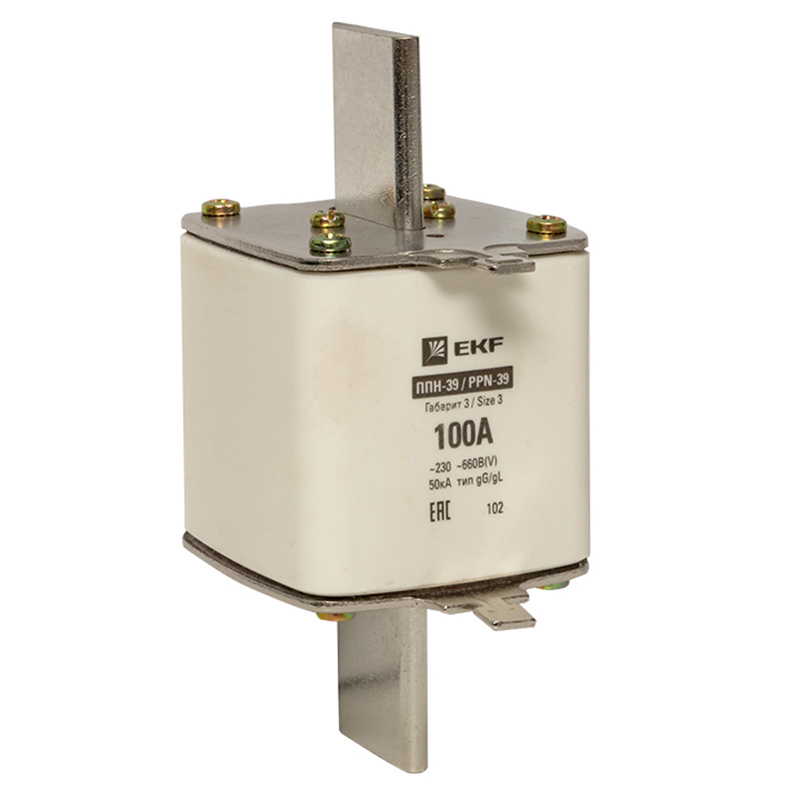 Изображение товара EKF ППН 39 630 100 плавкий предохранитель для низковольтных устройств