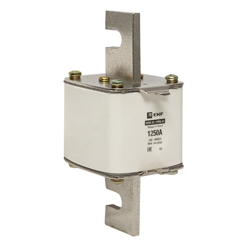 Изображение товара Плавкая вставка EKF ППН-41 1250/1250А для электрощитков и линий