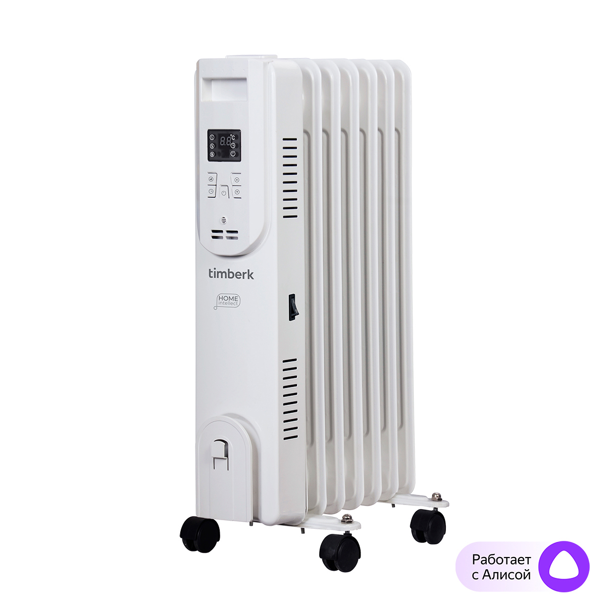 Изображение товара Обогреватель масляный Timberk T-OR1507-F10E-WF 1500 Вт с Wi-Fi