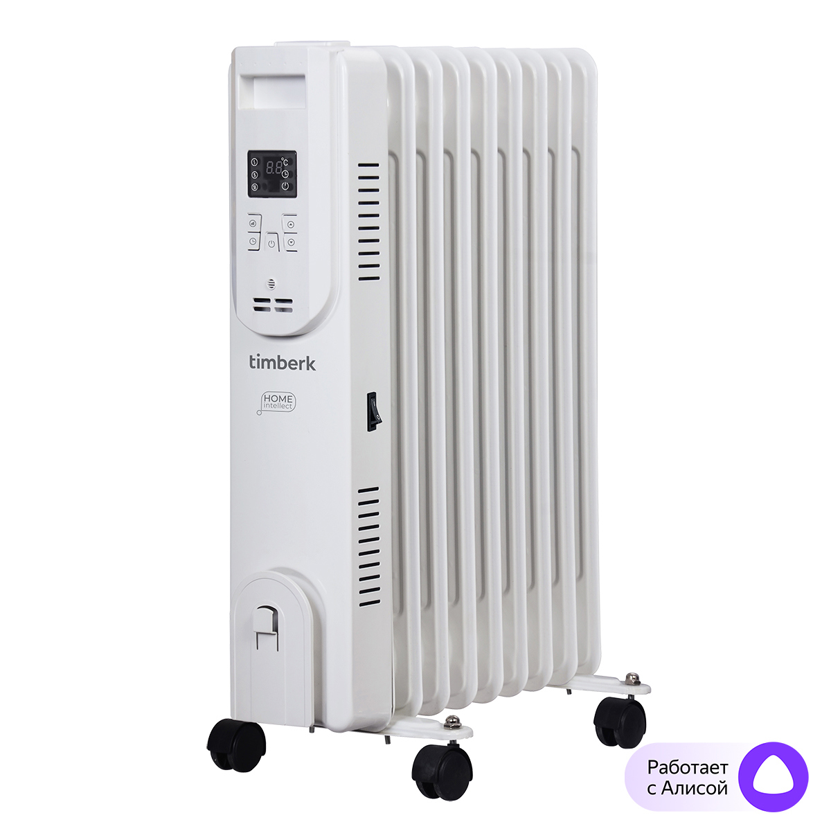 Изображение товара Масляный обогреватель Timberk T-OR2009-F10E-WF Wi-Fi 2000 Вт 9 секций белый
