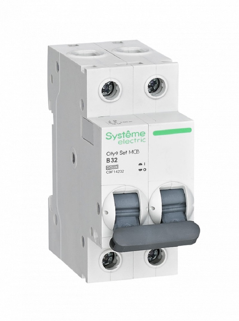 Изображение товара Автоматический выключатель Systeme electric City9 Set 2P B32 А 4.5 кА C9F14232
