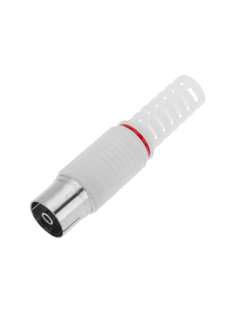 Изображение товара Розъем антенный TV гнездо Rexant белый 06-0010-A 1 шт надежное соединение