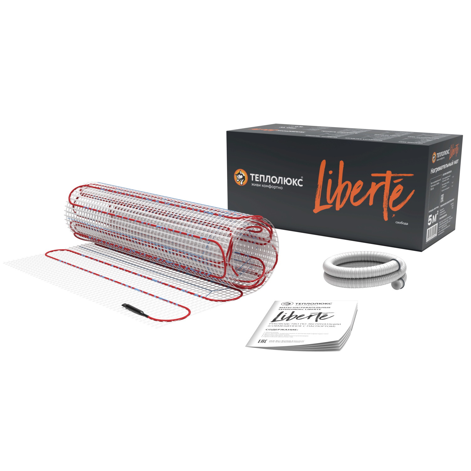 Изображение товара Нагревательный мат для теплого пола Теплолюкс Liberte 6 м2 900 Вт Россия