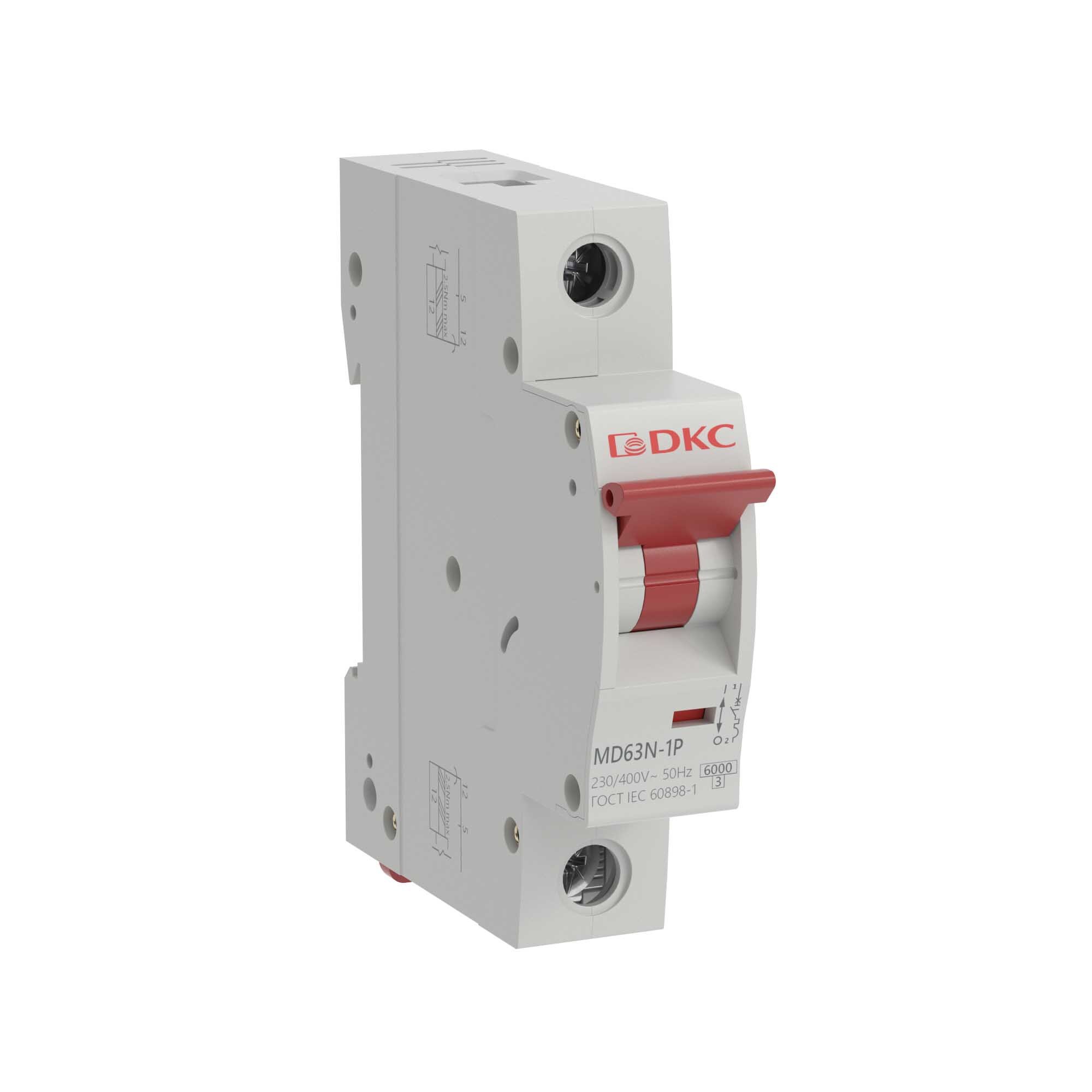 Изображение товара DKC YON MD63N 1P C16 6kA Автоматический выключатель