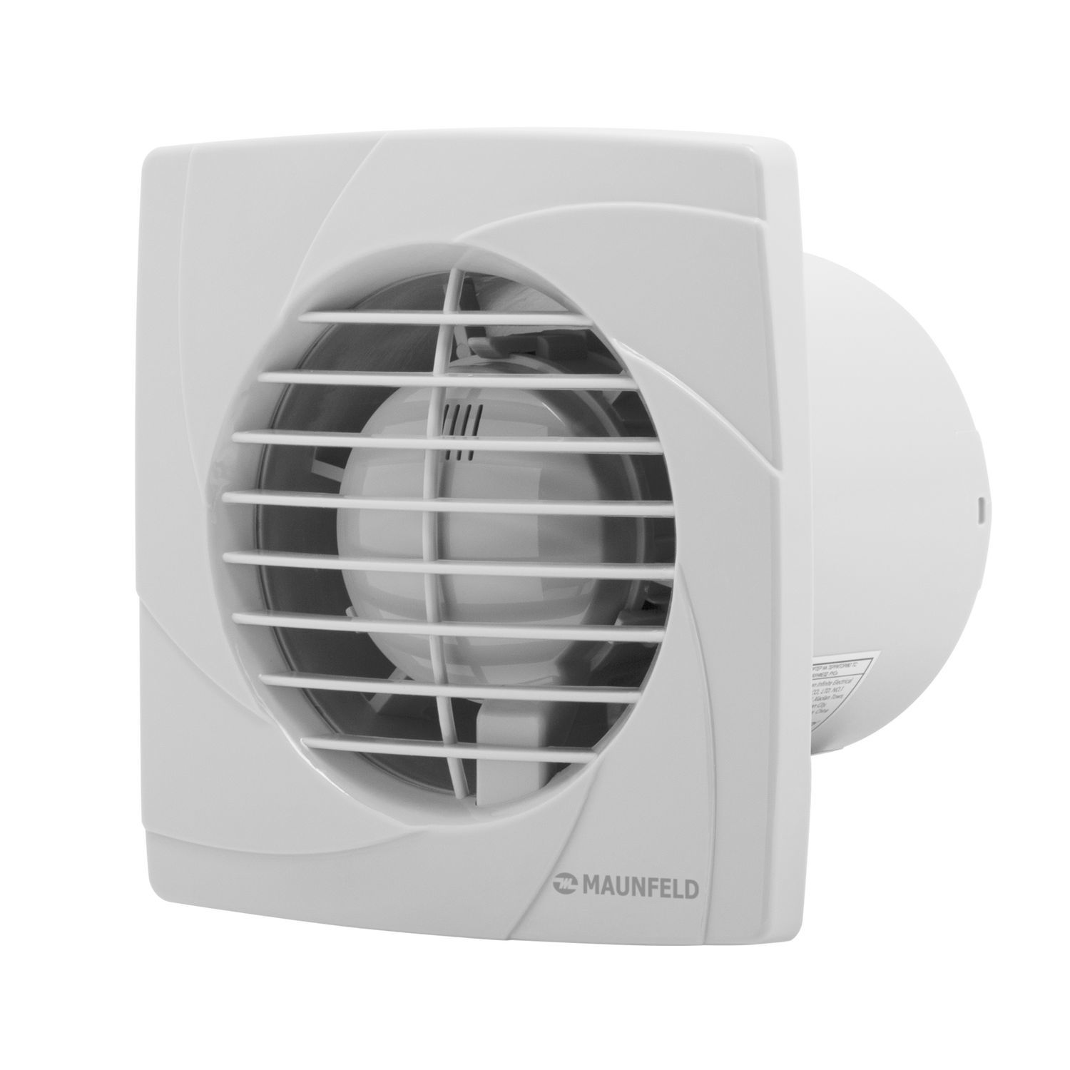 Изображение товара Maunfeld MFB12GW осевой вытяжной вентилятор 16Вт 185 м3ч 43дб белый
